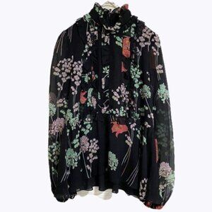 GiAMBA floral silk blouse